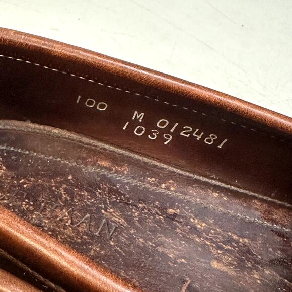 VGUC Rancourt & Co. x Cole Haan Suede Penny Loafer Moc Vibram Maine USA 10 D main image 6
